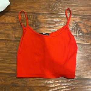 Brandy Melville crop top in red!!